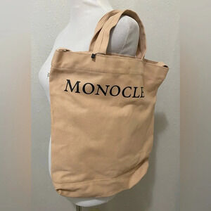 *NWT* Monocle Magazine Tote Voyager Canvas bag - Crossbody/ Shoulder